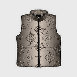 Детский жилет Узоры с градиентом, цвет: 3D-черный