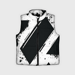 Детский жилет Color black white, цвет: 3D-черный