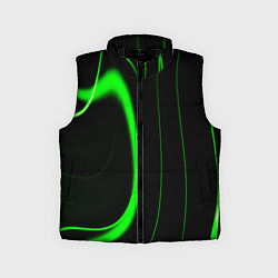 Детский жилет Color green light green black, цвет: 3D-черный