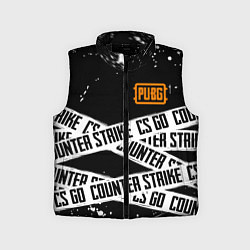 Детский жилет CS x pubg, цвет: 3D-черный