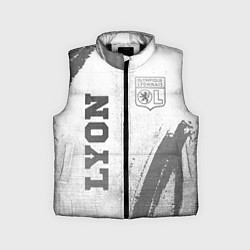 Детский жилет Lyon - white gradient вертикально, цвет: 3D-черный