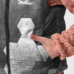 Детский жилет God of War - grey gradient вертикально, цвет: 3D-черный — фото 2