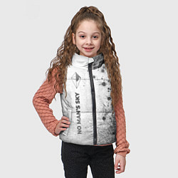 Детский жилет No Mans Sky - white gradient по-вертикали, цвет: 3D-черный — фото 2