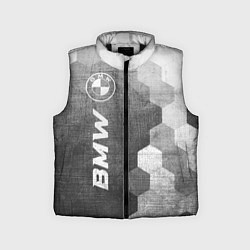 Детский жилет BMW - grey gradient по-вертикали, цвет: 3D-черный