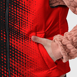 Детский жилет Citroen - red gradient по-вертикали, цвет: 3D-черный — фото 2