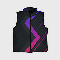 Детский жилет Color black line, цвет: 3D-черный