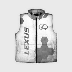 Детский жилет Lexus - white gradient вертикально, цвет: 3D-черный