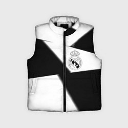 Детский жилет Real Madrid geometry black, цвет: 3D-черный