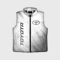 Детский жилет Toyota - white gradient вертикально, цвет: 3D-черный