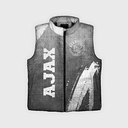 Детский жилет Ajax - grey gradient вертикально, цвет: 3D-черный