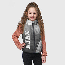 Детский жилет Ajax - grey gradient вертикально, цвет: 3D-черный — фото 2
