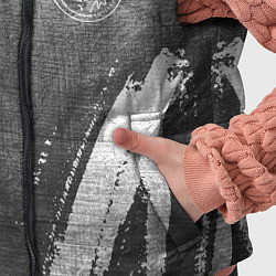 Детский жилет Ajax - grey gradient вертикально, цвет: 3D-черный — фото 2