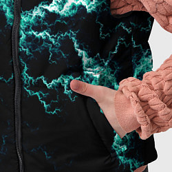 Детский жилет Lightning light blue glow, цвет: 3D-черный — фото 2