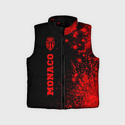 Детский жилет Monaco - red gradient по-вертикали, цвет: 3D-черный