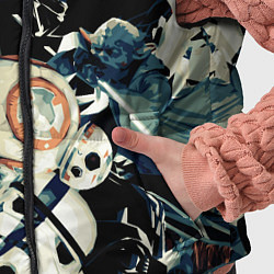 Детский жилет Звездные войны персонажи, цвет: 3D-черный — фото 2