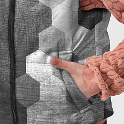 Детский жилет Fortnite - grey gradient по-вертикали, цвет: 3D-черный — фото 2