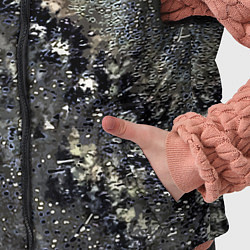 Детский жилет Тёмный серый абстракция звёзды, цвет: 3D-черный — фото 2