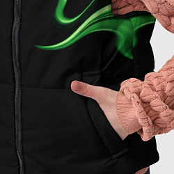 Детский жилет The color is light green abstraction, цвет: 3D-черный — фото 2