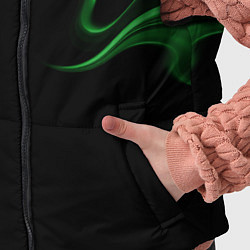Детский жилет Color green abstraction, цвет: 3D-светло-серый — фото 2