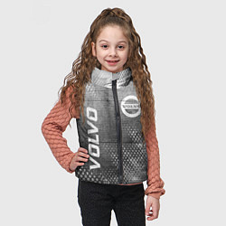 Детский жилет Volvo - grey gradient вертикально, цвет: 3D-черный — фото 2