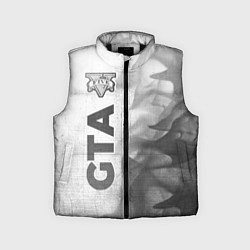 Детский жилет GTA - white gradient по-вертикали, цвет: 3D-черный