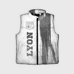 Детский жилет Lyon - white gradient по-вертикали, цвет: 3D-черный