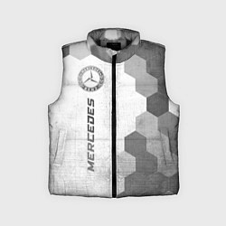 Детский жилет Mercedes - white gradient по-вертикали, цвет: 3D-черный