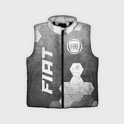 Детский жилет Fiat - grey gradient вертикально, цвет: 3D-черный