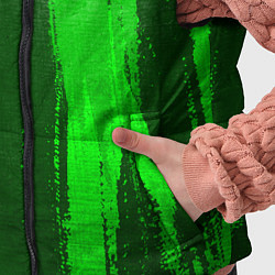 Детский жилет Audi - green gradient по-вертикали, цвет: 3D-черный — фото 2