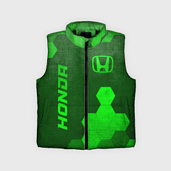 Детский жилет Honda - green gradient вертикально, цвет: 3D-черный