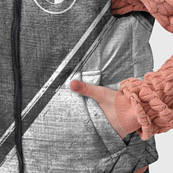 Детский жилет BMW - grey gradient вертикально, цвет: 3D-черный — фото 2