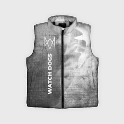 Детский жилет Watch Dogs - grey gradient по-вертикали, цвет: 3D-черный