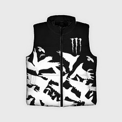 Детский жилет Monster energy crow, цвет: 3D-черный
