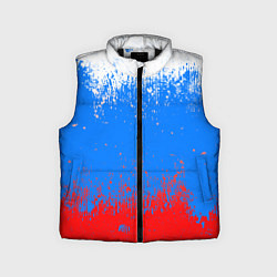 Детский жилет Патриот - флаг, цвет: 3D-черный