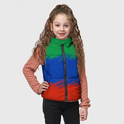 Детский жилет Дагестанские цвета, цвет: 3D-черный — фото 2
