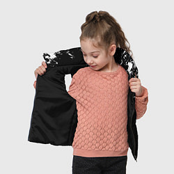 Детский жилет Monster energy white splash, цвет: 3D-черный — фото 2