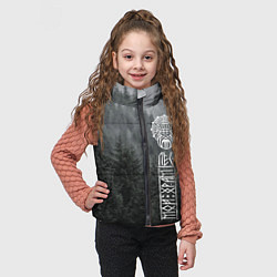 Детский жилет Древние боги могучих лесов, цвет: 3D-черный — фото 2