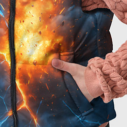 Детский жилет Взрыв из объемных плит, цвет: 3D-черный — фото 2