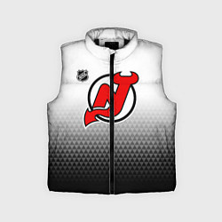 Детский жилет Нью Джерси Девилз - из белого в черный, цвет: 3D-черный