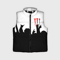 Детский жилет Monster energy rock black, цвет: 3D-черный