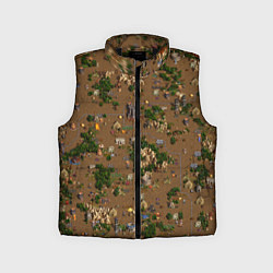 Детский жилет Земли Данжа - Герои 3, цвет: 3D-черный