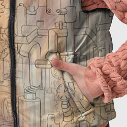 Детский жилет Стимпанк элементы, цвет: 3D-черный — фото 2