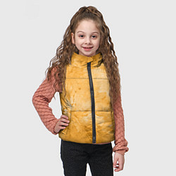 Детский жилет Абстракция - bright yellow, цвет: 3D-черный — фото 2