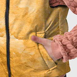 Детский жилет Абстракция - bright yellow, цвет: 3D-черный — фото 2