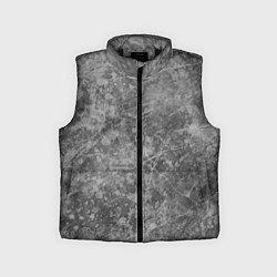 Детский жилет Абстракция - grey polished chip, цвет: 3D-черный