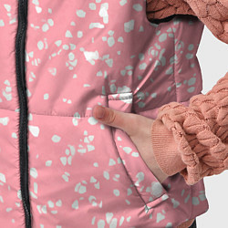 Детский жилет Искристый розовый терраццо, цвет: 3D-черный — фото 2
