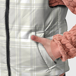 Детский жилет Checked white completely, цвет: 3D-черный — фото 2