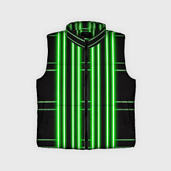 Детский жилет Neon green, цвет: 3D-черный