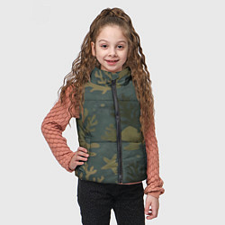 Детский жилет Подводный камуфляж из рыб, цвет: 3D-черный — фото 2