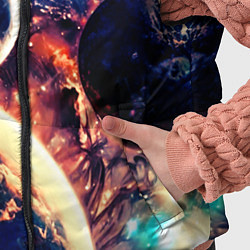 Детский жилет Фантастический космос планеты, цвет: 3D-черный — фото 2